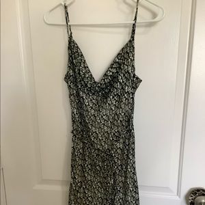 12th Tribe Black Floral Dress